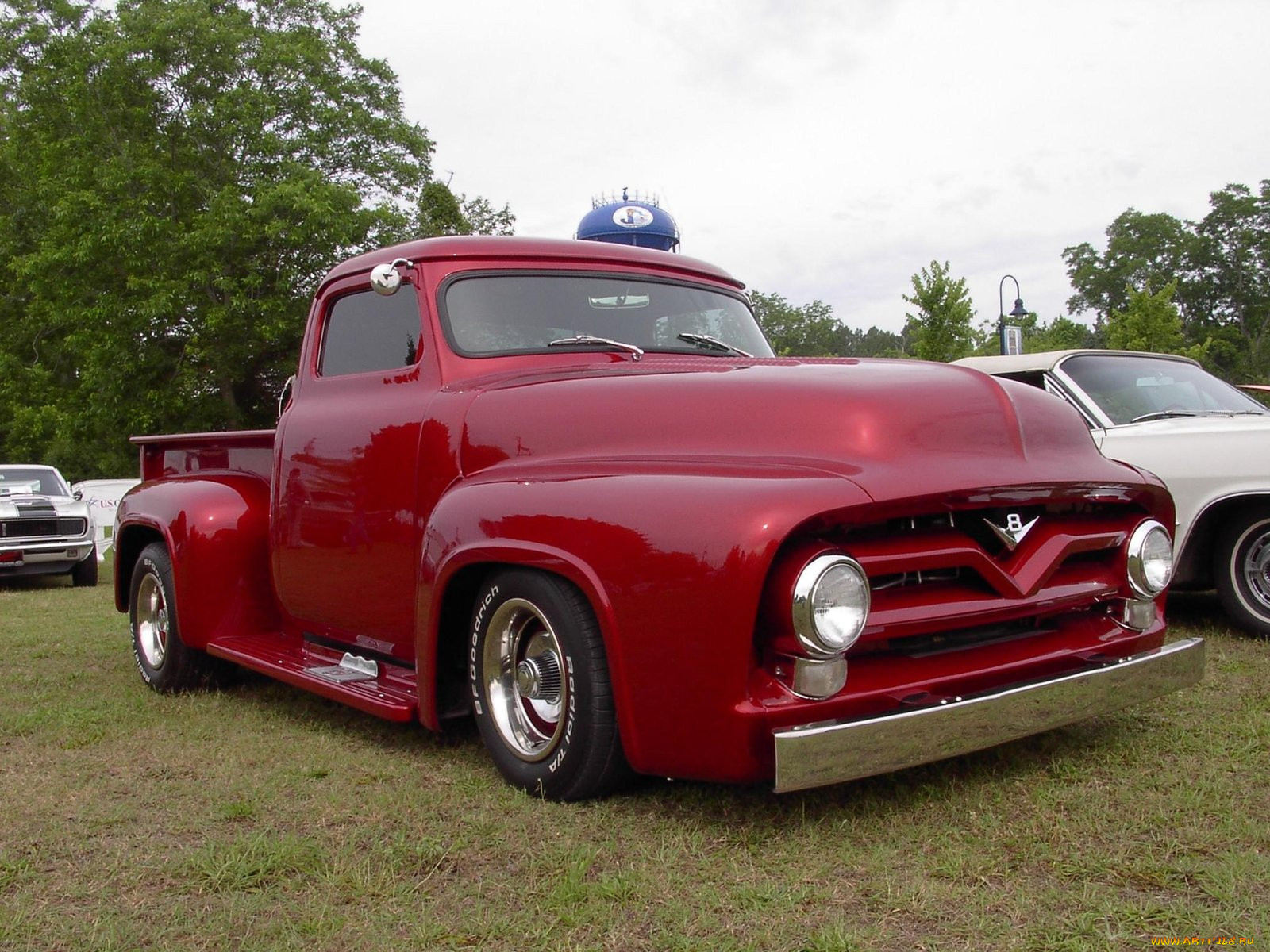 1955, ford, custom, pickup, classic, 